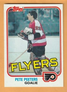 Pete Peeters Philadelphia Flyers 1981-82 Topps #E109 12T - Picture 1 of 2