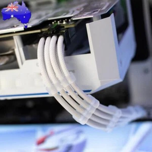 24pcs PC Cable Comb Motherboard Acrylic for 3.0-3.6mm PC Power Cables Wiring - Afbeelding 1 van 18