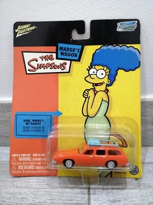 THE SIMPSONS I SIMPSON MARGE'S WAGON AUTO JOHNNY LIGHTNING 2004 MANTIS MOC - Immagine 1 di 4
