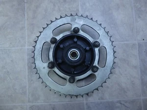 1996 Yamaha XJ600S Seca II Y283-1) rear wheel sprocket and carrier - Picture 1 of 12