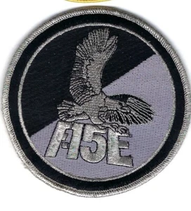 PATCH USAF F-15E SILIVER TINSEL    JT7 - Picture 1 of 1