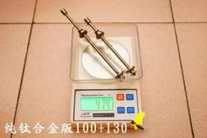 Full Titanium Hex Key Road Bike 100mm + 130mm Skewer Ti-6AL-4V Ti Axle Hex head - Picture 1 of 4