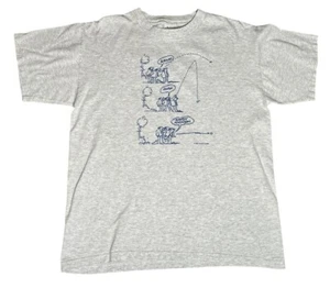 Randy Johnson Baseball Pitcher Sidney Harris Comic 90s Vintage Tee T-Shirt Large - Bild 1 von 7