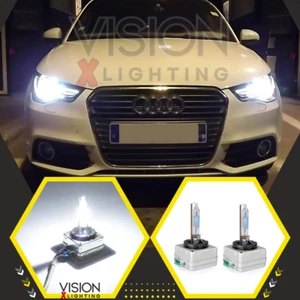 For Audi A1 8X 2010-2018 Pair D3S Xenon Bulbs White 6000K Low Beam Headlights - Picture 1 of 6