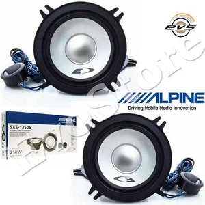 Alpine Sxe 1350S Set 4 Arcas Altavoces Coche 2 Bidireccional 13cm 130mm 250W Gar - Imagen 1 de 17
