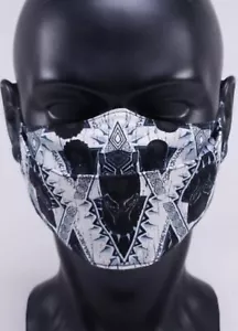 Black Panther face mask 100% Cotton - Picture 1 of 5