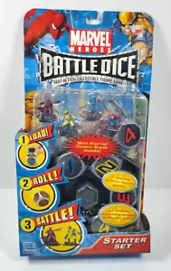 Marvel Heroes Battle Dice Starter Set Spider-Man Wolverine Playmates 2006 SEALED - Picture 1 of 5
