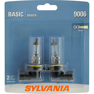 SYLVANIA - 9006 Basic - Halogen Bulb for Headlight, Fog, Daytime Lights (2 Bulb)