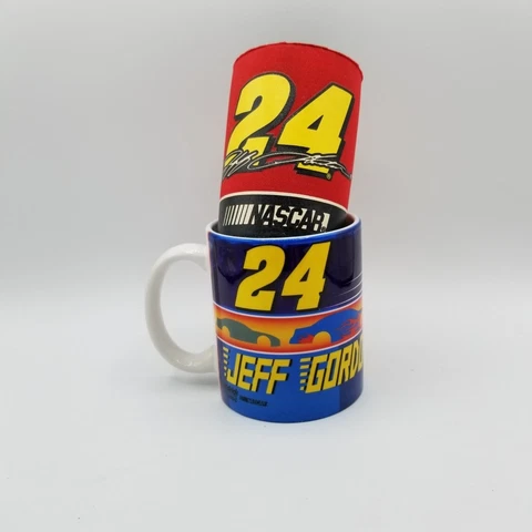 JEFF GORDON, #24 NASCAR, Mugg and Koozie, hot and cold combo Cover