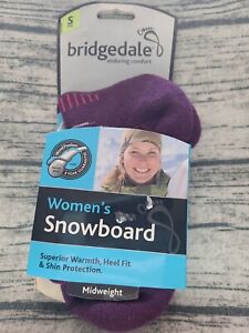 Womens Bridgedale Midweight Snowboard Socks Size Small 3-4.5