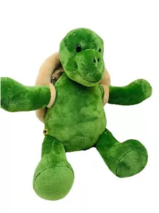 Build a Bear Trekkin Turtle Plush with Shell Backpack 17" Stuffed Animal Toy - Picture 1 of 13