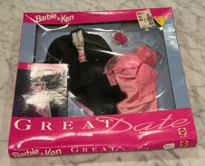 1992 Mattel Barbie Ken GREAT DATE 2 PACK EVENING OUTFIT NRFB 2973 Doll Fashion - Picture 1 of 8