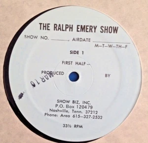 RADIOSENDUNG: RALPH EMERY SHOW 3/10/82 GAIL DAVIES LIVE IM STUDIO EINE STUNDE - Bild 1 von 1