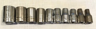 CRAFTSMAN 1/4" Drive SAE Sockets, Set of 10. - Image 1 of 2