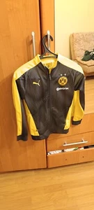 Giacca da tuta da calcio Puma Borussia Dortmund da ragazzo taglia S 9-10 anni - Foto 1 di 8