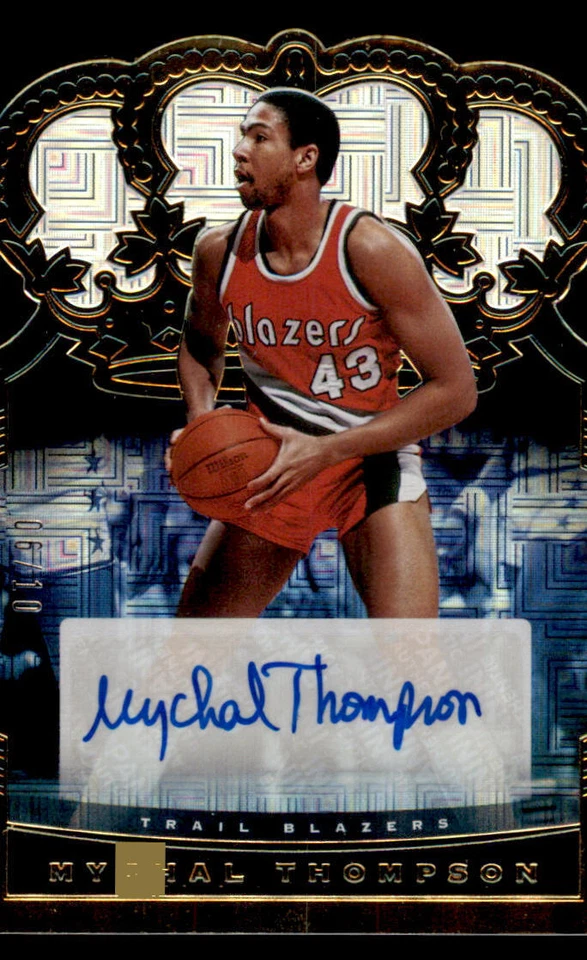 2020-21 Crown Royale Crown AUTO Gold #25 Mychal Thompson/10 /10 - Image 1 of 2