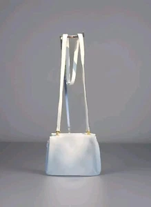 Tignanello weiß Leder Umhängetasche Tasche Handtasche Reißverschluss - Bild 1 von 18