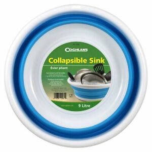 Coghlan's Collapsible Sink. 9 Liter/2.37 Gallons. Can be used as a Food Bowl.