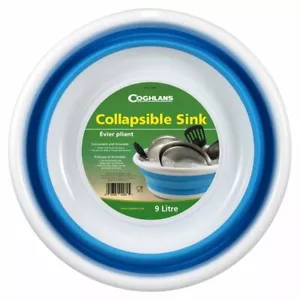 Fregadero plegable Coghlan's. 9 litros/2,37 galones. Se puede utilizar como tazón de comida. - Imagen 1 de 7