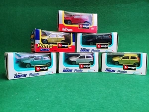 BURAGO 1:43 LOTTO MODELLI FIAT PUNTO PROMO PROMOZIONALI IN BOX MACCHININE ๐บ๐บ๐บ - Foto 1 di 24