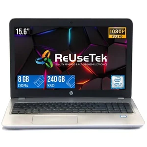 HP ProBook 450 G4 15.6" Intel Core i7-7500U 2.70GHz 8GB RAM 240GB SSD Laptop 💻 - Picture 1 of 21