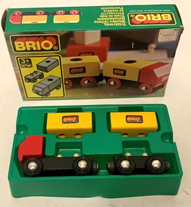 Brio Wooden Semi Truck With Trailer #33525 Railway Accessory New In Box 1980s - Picture 1 of 15