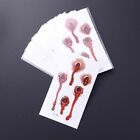 20 Pcs Bleeding Face Sticker Face Blood Tattoos Bloody Stickers