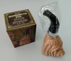 Vintage Avon Bottle - Bloodhound Pipe -New/Full Wild Country- With Original Box - Bild 1 von 2