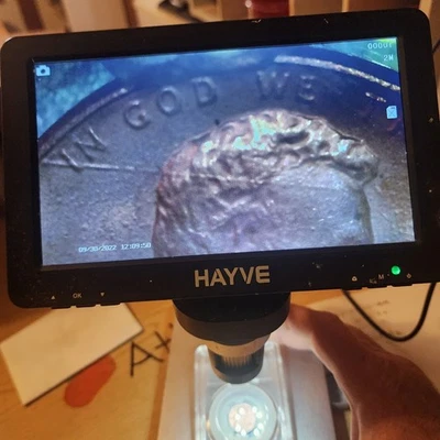 1984 D Lincoln memorial penny . Error Looks like lincoln was shot in the head. - Image 1 of 4