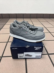 Reebok Club Memt Comp Safety Toe Work Classic Sneakers Men's 11.5 M, Leather - Picture 1 of 9