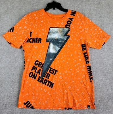Camiseta Jumpman Nike Air Jordan Gatorade AOP Para Hombres Grande Naranja Be Like Mike  Foto 1 de 4