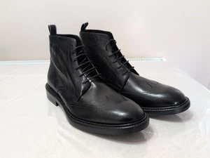 Paul Smith Herren Santini Stiefel Schwarz Leder Schnürung UK 8 Luxus Designer - Bild 1 von 7