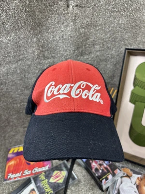 Vintage Coca Cola Strapback Baseball Cap schwarz rot klassisch Retro Streetwear Papa - Bild 1 von 4
