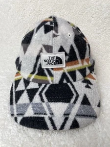 The North Face Pendleton White Wool strap back cap hat Aztec black Print Rare - Picture 1 of 9