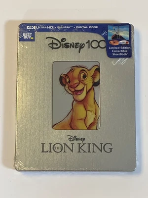 THE LION KING (4K UHD + BLU-RAY DISNEY 100 EXCLUSIVE STEELBOOk)  - Imagem 1 de 2