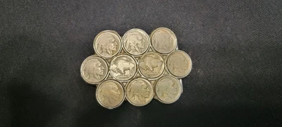 Vintage Buffalo Nickel Belt Buckle 1930s Coins Silver - Image 1 of 3