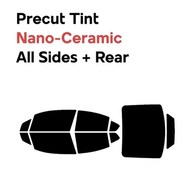 Precut Window Film Automotive Nano Ceramic DIY Tint for Chevrolet Volt 2011-2015 - Image 1 of 4