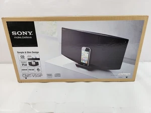 SONY CMT-V50iP Micro Hi-Fi Componet Sytem for iPod iPad iPhone AM/FM CD Playback - Picture 1 of 10
