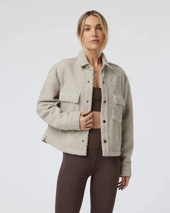 Chaqueta Camisa Corta VUORI Para Mujer Sycamore en Sal Oscura VW5003 Talla Mediana - Nueva Con Etiquetas - Imagen 1 de 23