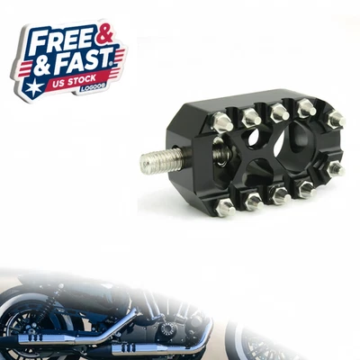 For Harley Davidson CNC Chrome Shift Peg Pedal - MX Style 360 Adjustable​ Foto 1 de 4