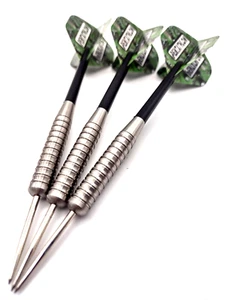 30g Heavyweight 90% Tungsten Darts Set + Pentathlon Dart Flights + FREE wallet - Picture 1 of 12