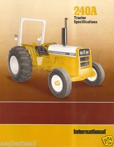 Equipment Brochure - International - IH - 240A - Tractor - c1978 (E1869) - Picture 1 of 1