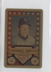 1983 Perma-Graphics/Topps Credit Cards Gold George Brett #150-SSA8319 HOF
