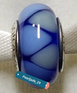 790637 Captivating Blue Retired Pandora Charm S925 ALE, Murano Glass - Picture 1 of 3