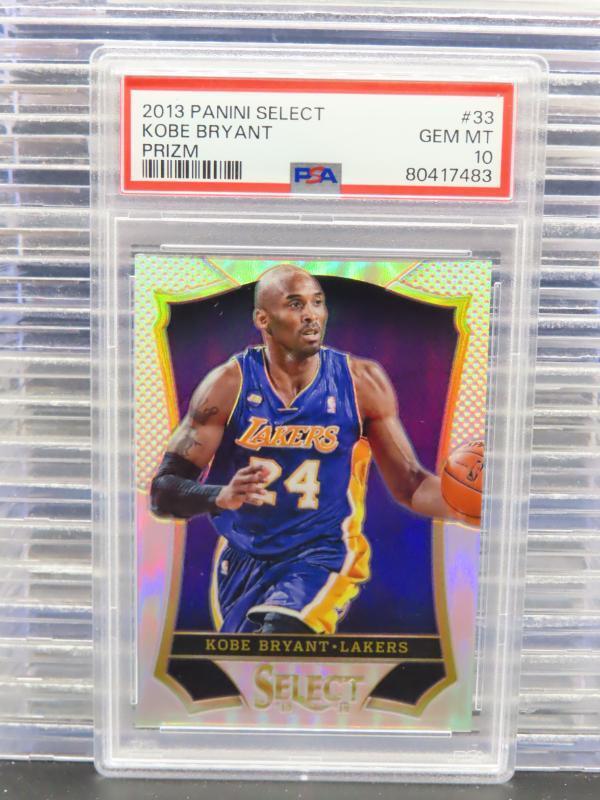 2013-14 Panini Select Kobe Bryant Silver Prizm Holo #33 PSA 10 Gem Mint Lakers