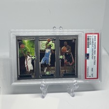 2003-04 Topps Matrix Rookie Card LeBron James Carmelo Anthony Dwyane Wade PSA 8