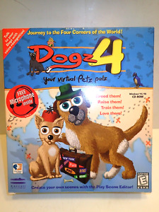 Dogz 4 Virtual Petz CD Rom PC Computer Game win. '95/'98 New in Box Mindscape