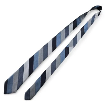 Corbata Ryan Seacrest Multicolor Diagonal Rayas Poliéster Seda 58" L - 3" W Foto 1 de 4