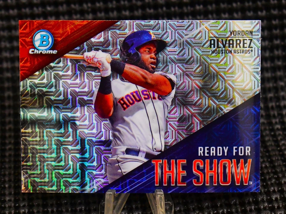 YORDAN ALVAREZ 2019 Bowman Chrome Mega box Ready for the Show MOJO REFRACTOR MLB - Image 1 of 1