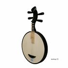 Hardwooden Chinese Moon Lute Banjo Musical Instrument